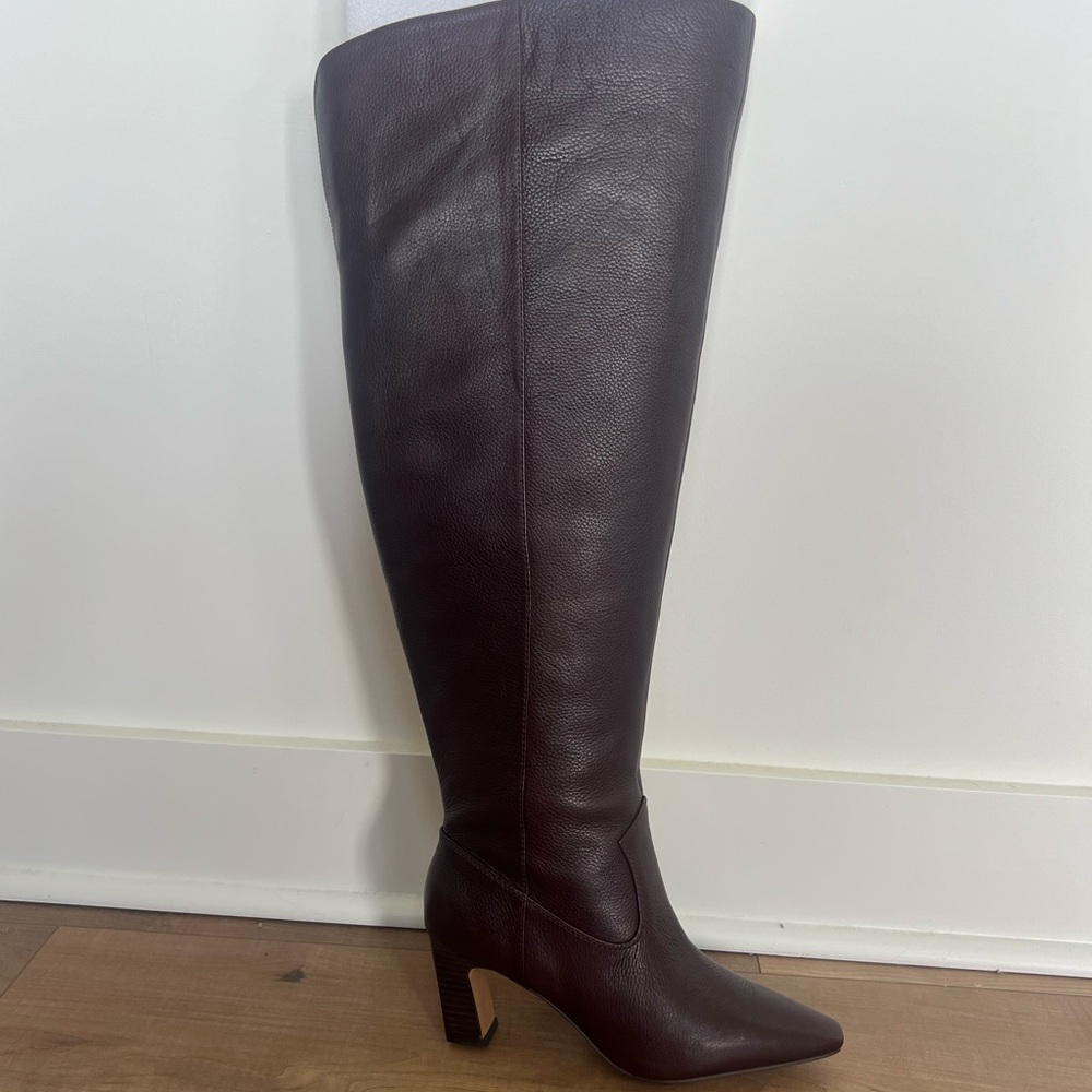 Vince Camuto Over the Knee Boots “Shalie” in Espresso Brown - Picture 7 of 14